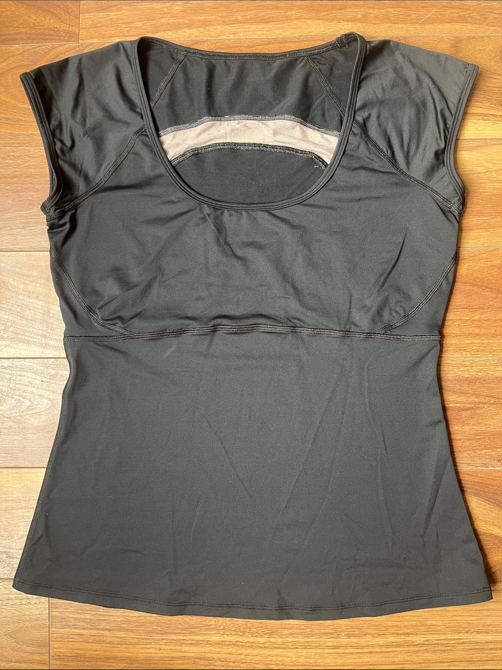 Lululemon athletica Black Women's Scoop Neck Athletic Top Running Outdoor Large
